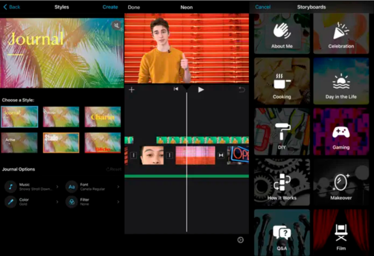    iMovie — штатное приложение для iOS