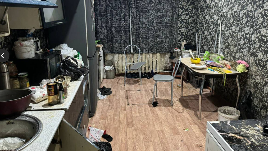 Кухня, на которой готовила мать четверых детей. Фото: Прокуратура Красноярского края