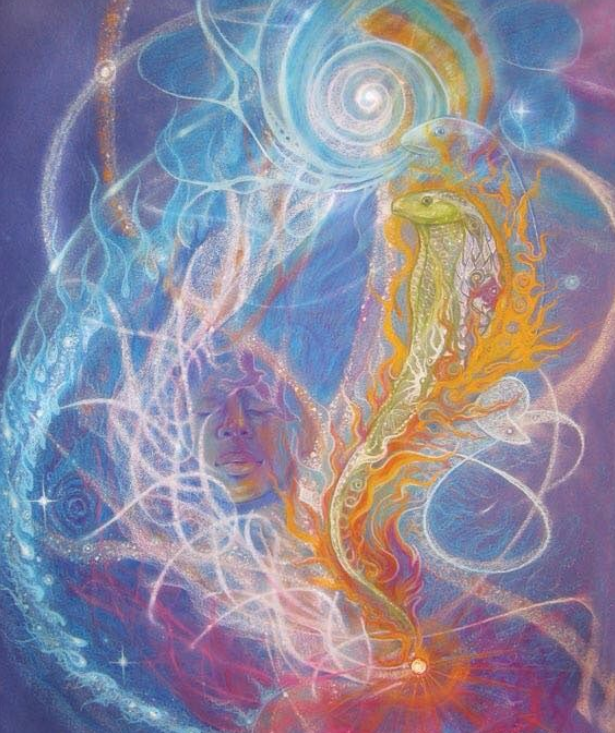 Вовсе не энергия кундалини, а просто сама прана должна входить в сушумну. Изображение: Pinterest