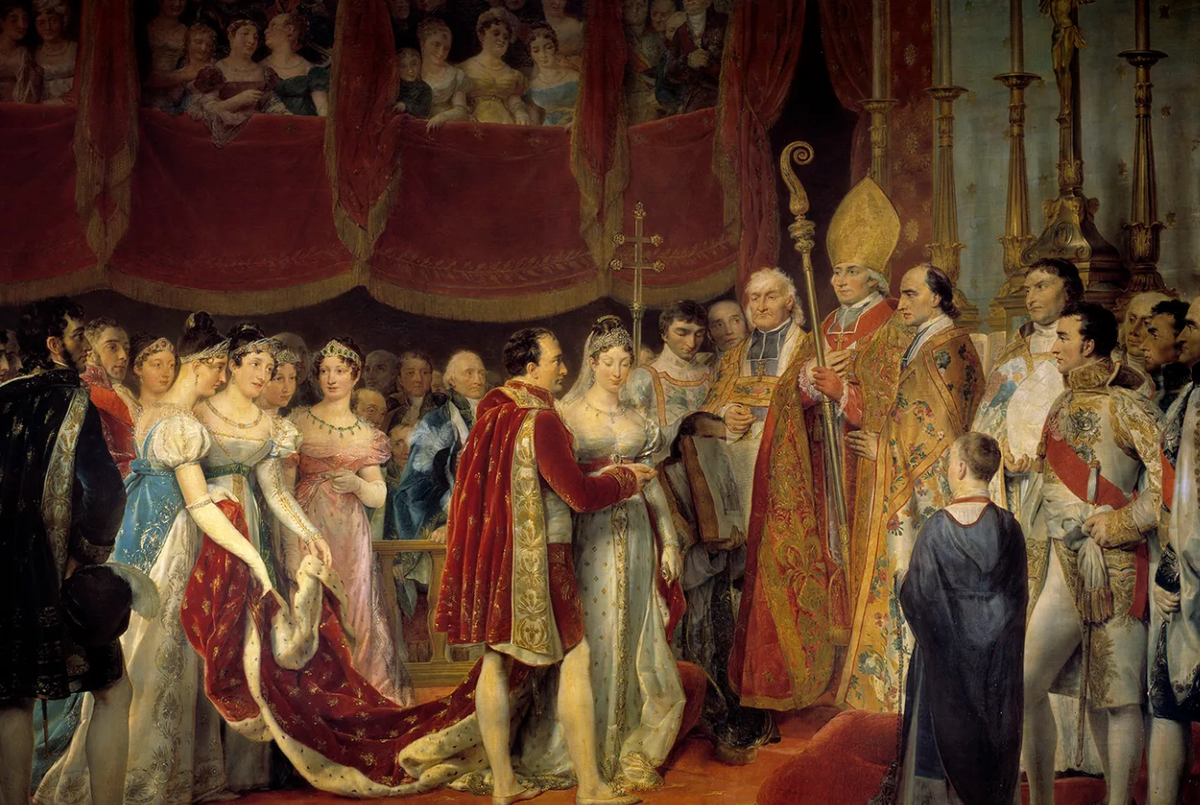 Жорж Руже «Бракосочетание Наполеона и Марии-Луизы» (фрагмент) 