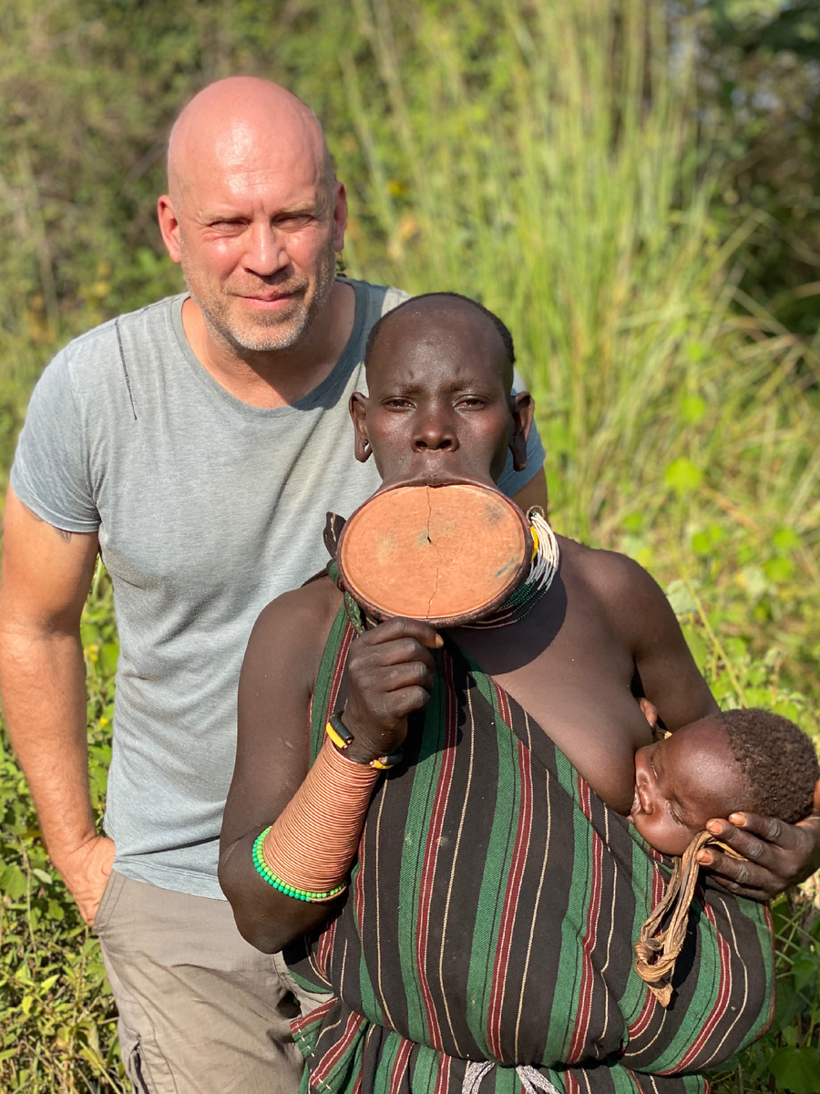 Женщины племени мурси
