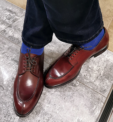 Фото. Derby Split Toe Cordovan