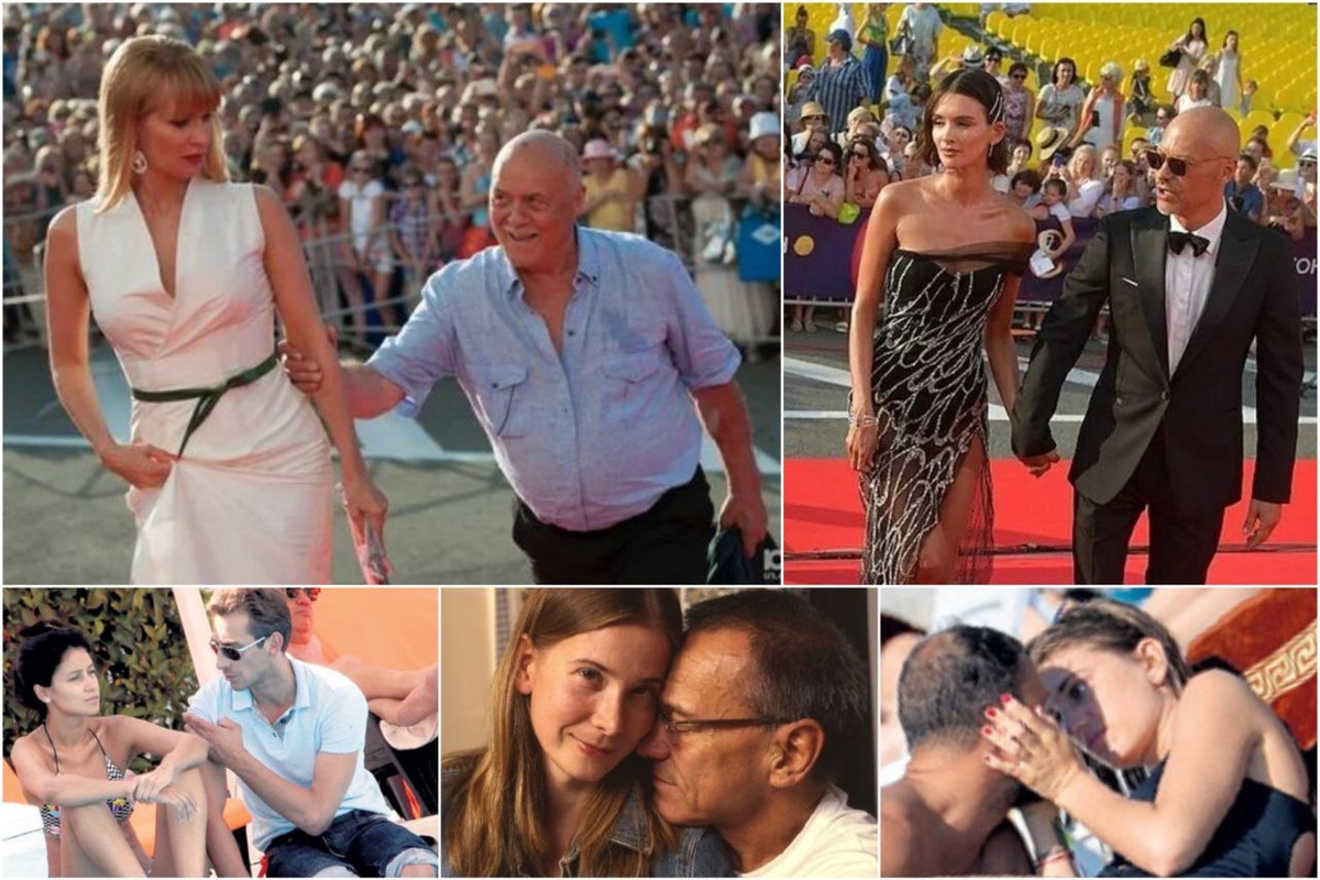 Олеся Судзиловская, Станислав Говорухин, Федор Бондарчук, Паулина Андреева, Равшана Куркова и Артем Ткаченко, Андрон Кончаловский и Юлия Высоцкая, Нино Нинидзе и Кирилл Плетнев