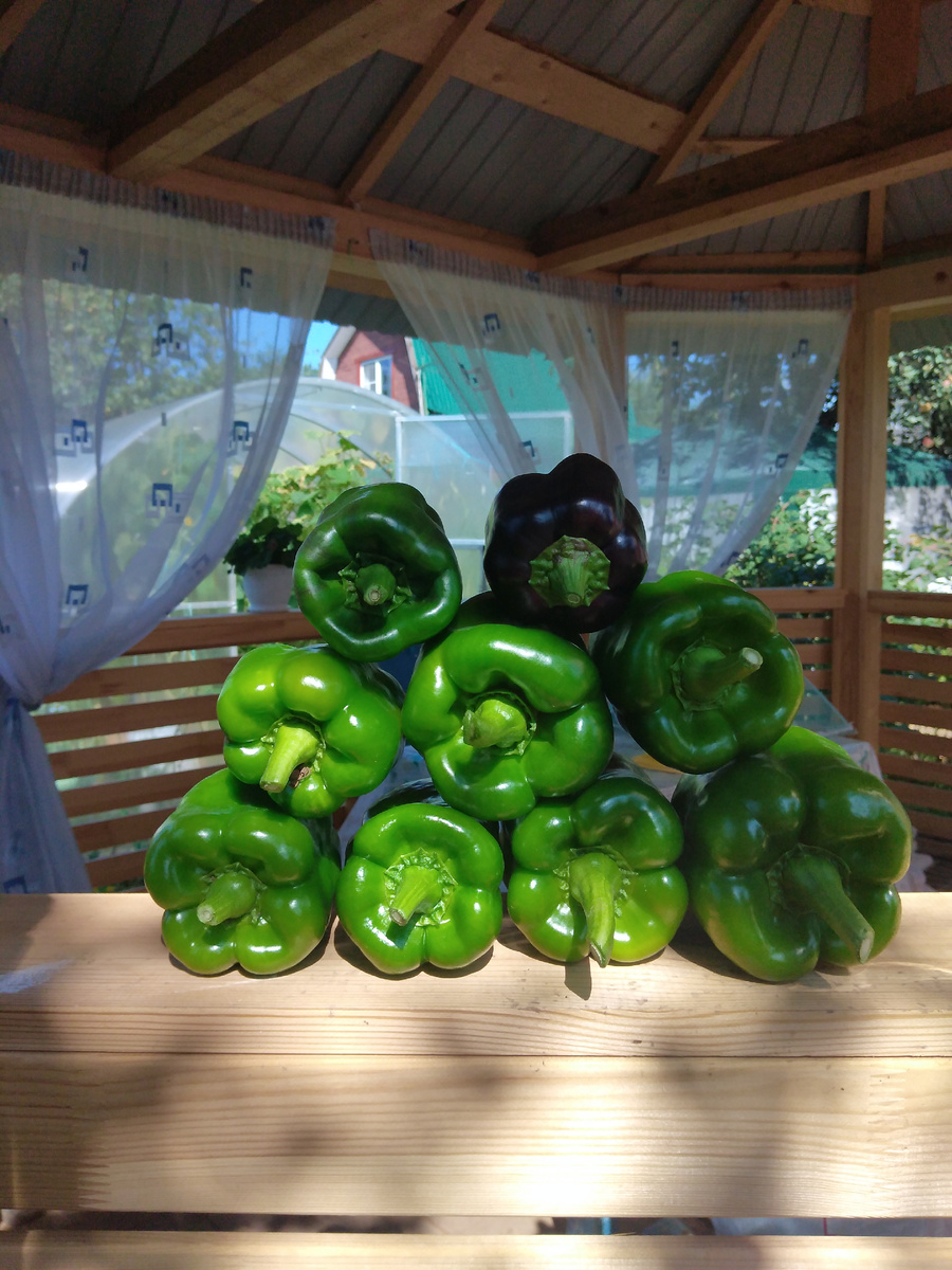 Сверху чёрный перчик другого сорта 