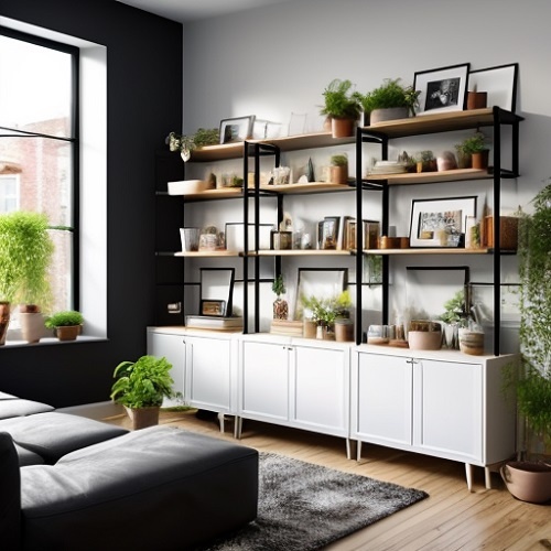 Гостиная в стиле лофт