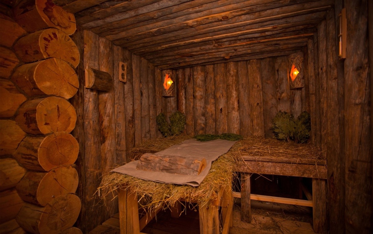 Место лечебных процедур в бане