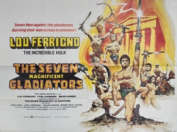 постер фильма с коллажем из картин Фрэнка Фразетты