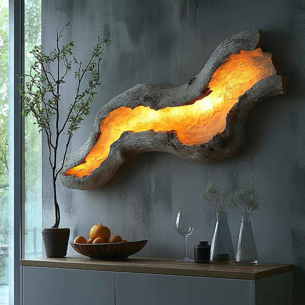 Декор из коряг — это не просто способ привнести природные элементы в интерьер, это философия, восхваляющая природную красоту и уникальность в каждом кусочке дерева.-4