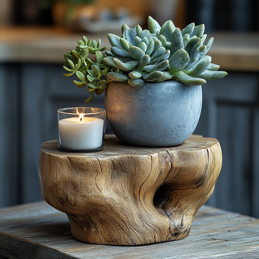 Декор из коряг — это не просто способ привнести природные элементы в интерьер, это философия, восхваляющая природную красоту и уникальность в каждом кусочке дерева.-5