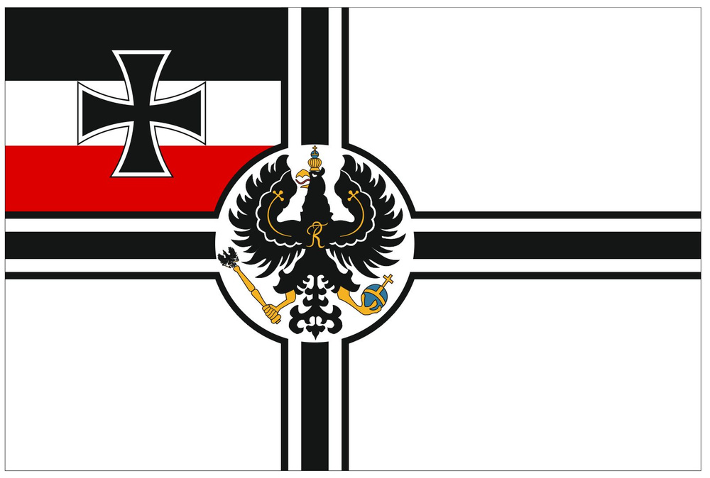 Флаг Императорских военно-морских сил Германской Империи (1871-1892)