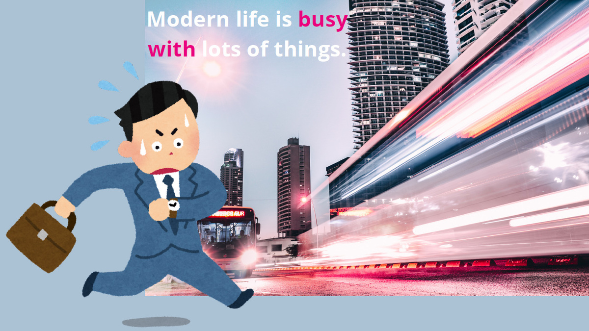 Современная жизнь очень интенсивна из-за множества дел. (коллаж автора)