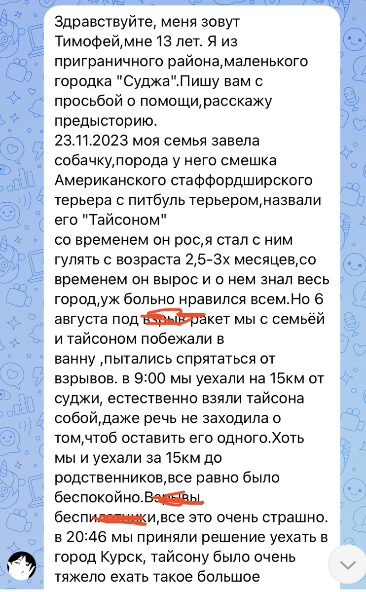 Из переписки 