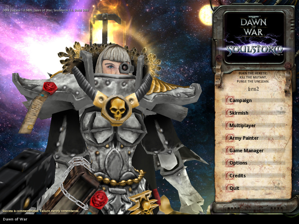 Сестры битвы - новая фракция, добавленная в Warhammer 40,000: Dawn of War - Soulstorm 