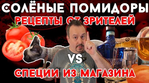 Соленые помидоры! Что лучше_ Рецепты от зрителей vs специи из магазина