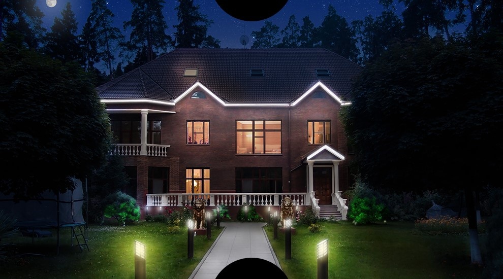 светодиодное освещение коттеджей