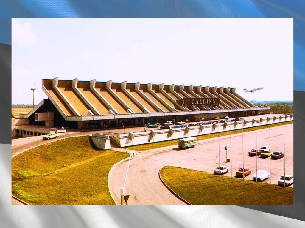 Аэропорт Таллина в 80е годы.