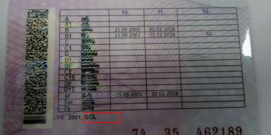Что означает надпись "GCL" на водительском удостоверении и кому из-за неё грозит штраф 15 тысяч?