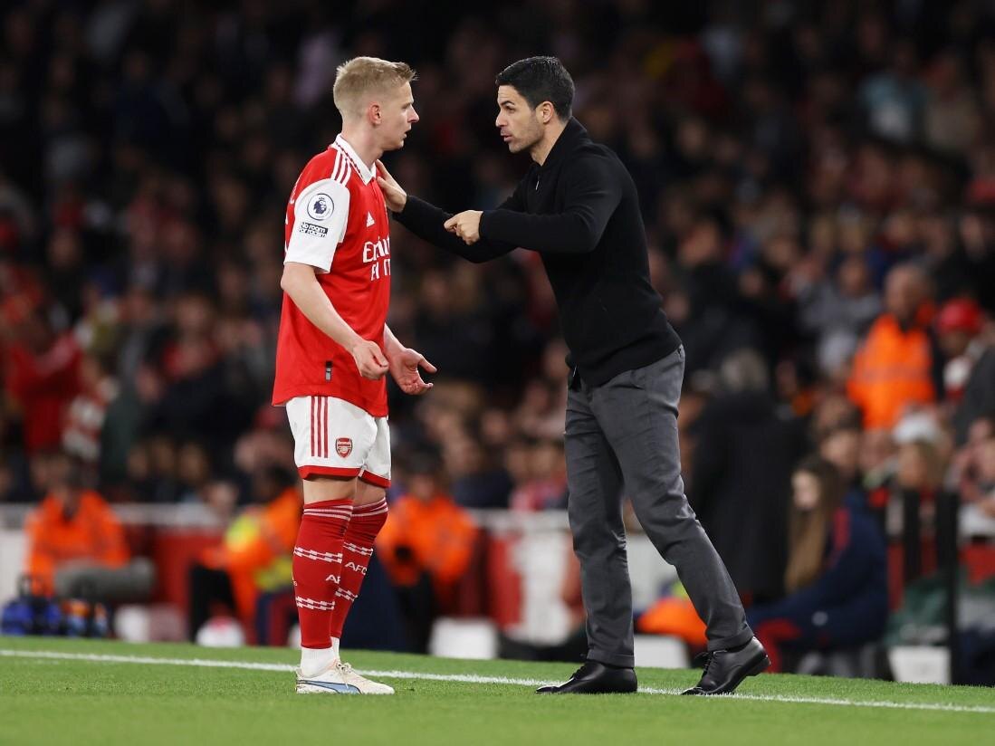     Александр Зинченко и Микель Артета