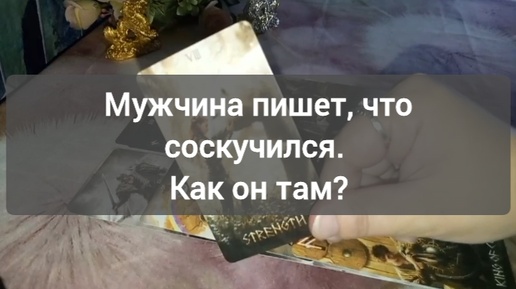 Мужчина пишет, что соскучился. Как он там?