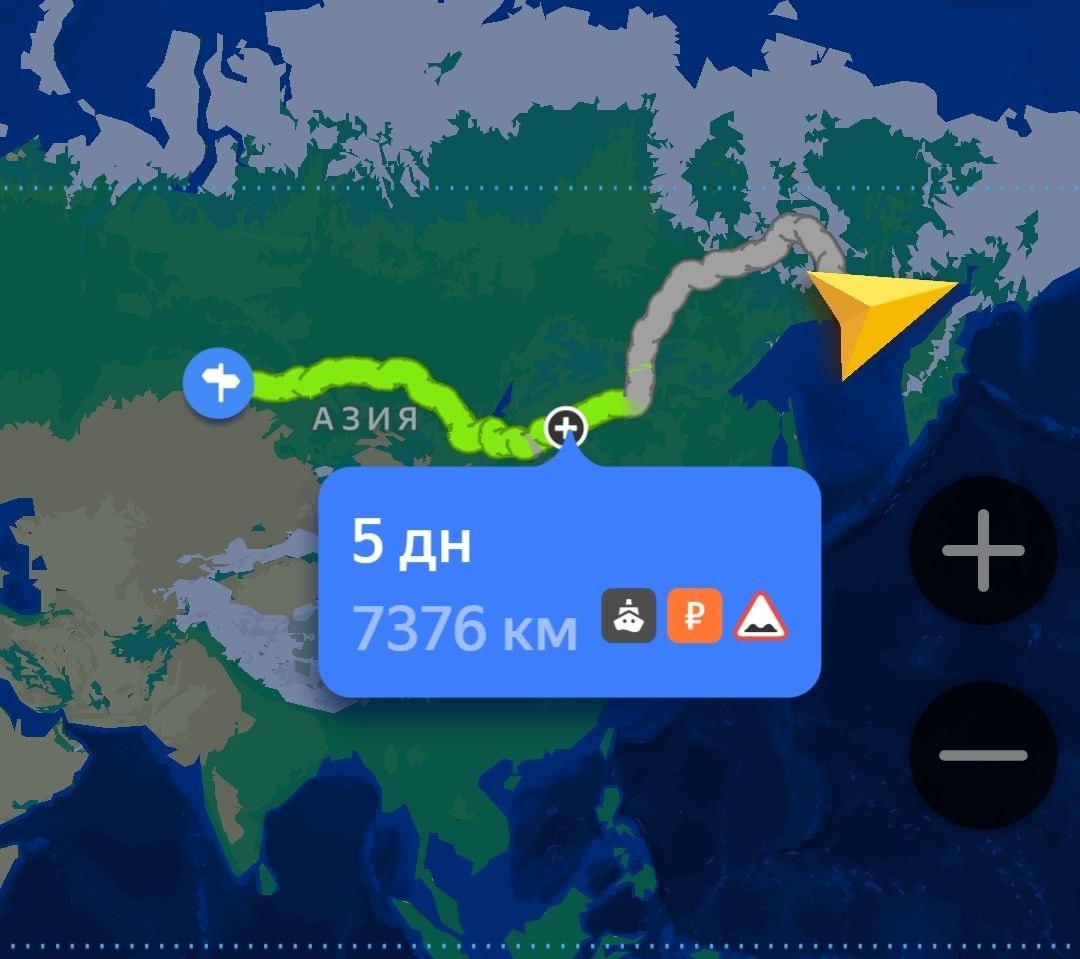 Дорога до Омска.