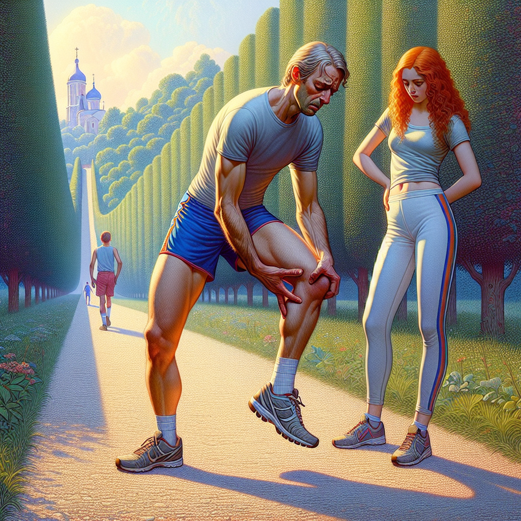 Получить травму при занятиях спортом не просто легко, а очень легко! Фото сгенерировано автором публикации с помощью ИИ. Использование, копирование, перепост изображение на условиях лицензии Creative Commons ShareAlike 4.0