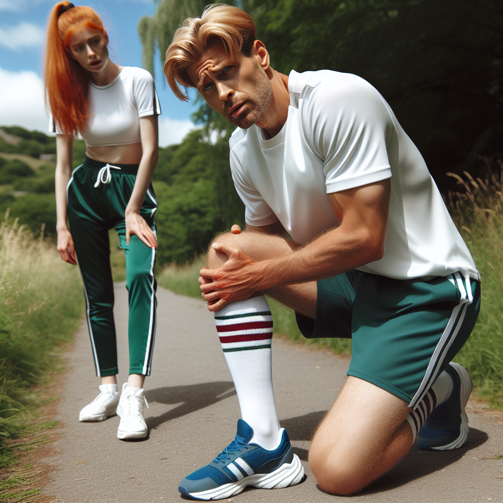 Травма ноги на тренировке! Фото сгенерировано автором публикации с помощью ИИ. Использование, копирование, перепост изображение на условиях лицензии Creative Commons ShareAlike 4.0
