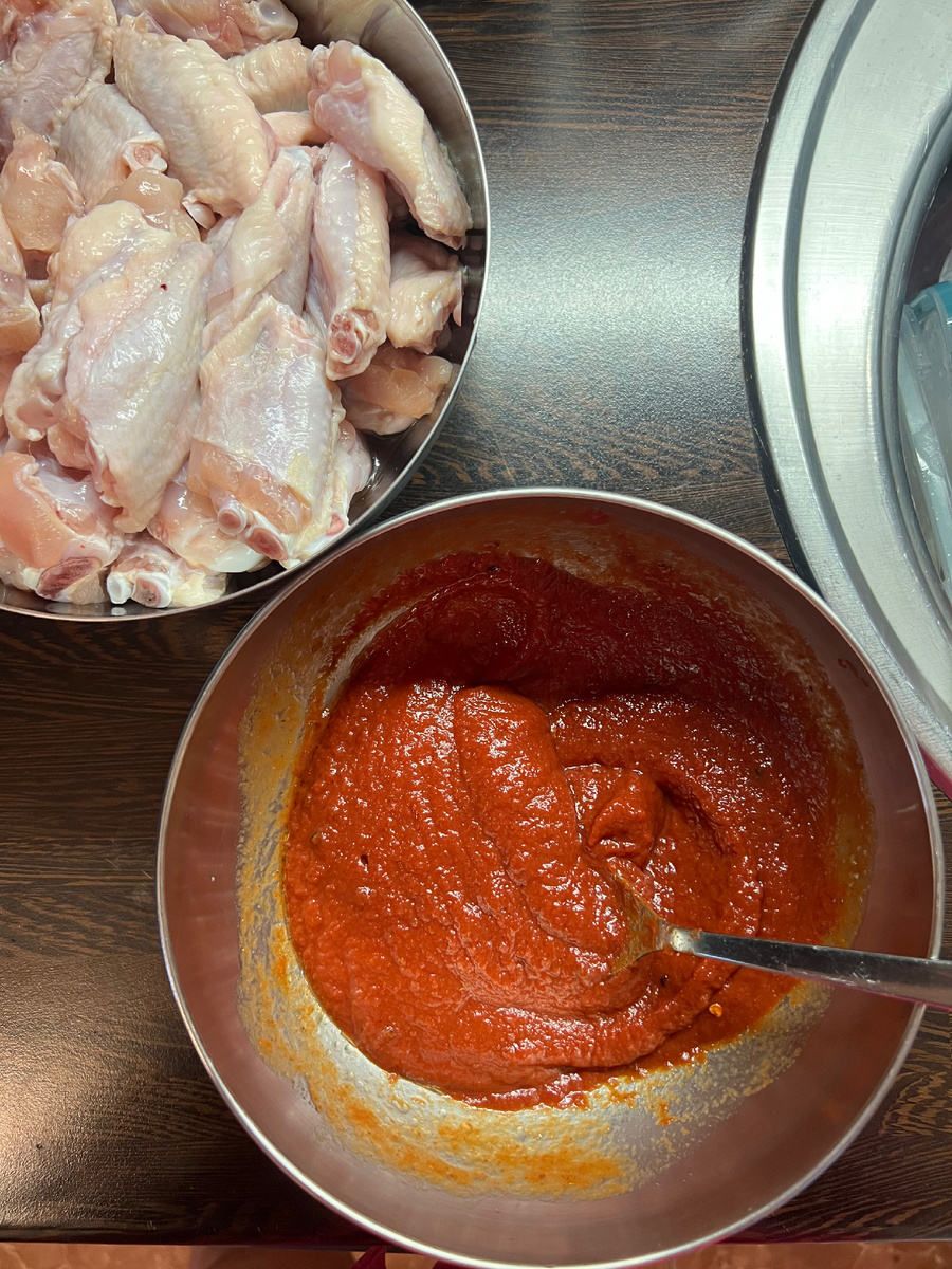 Приготовили заправку