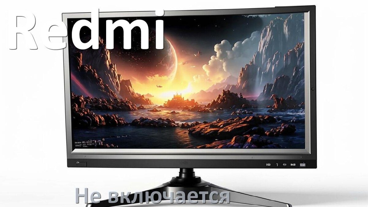 
Что делать если монитор Redmi не включается нет изображения и красная индикатор лампочки моргает и горит