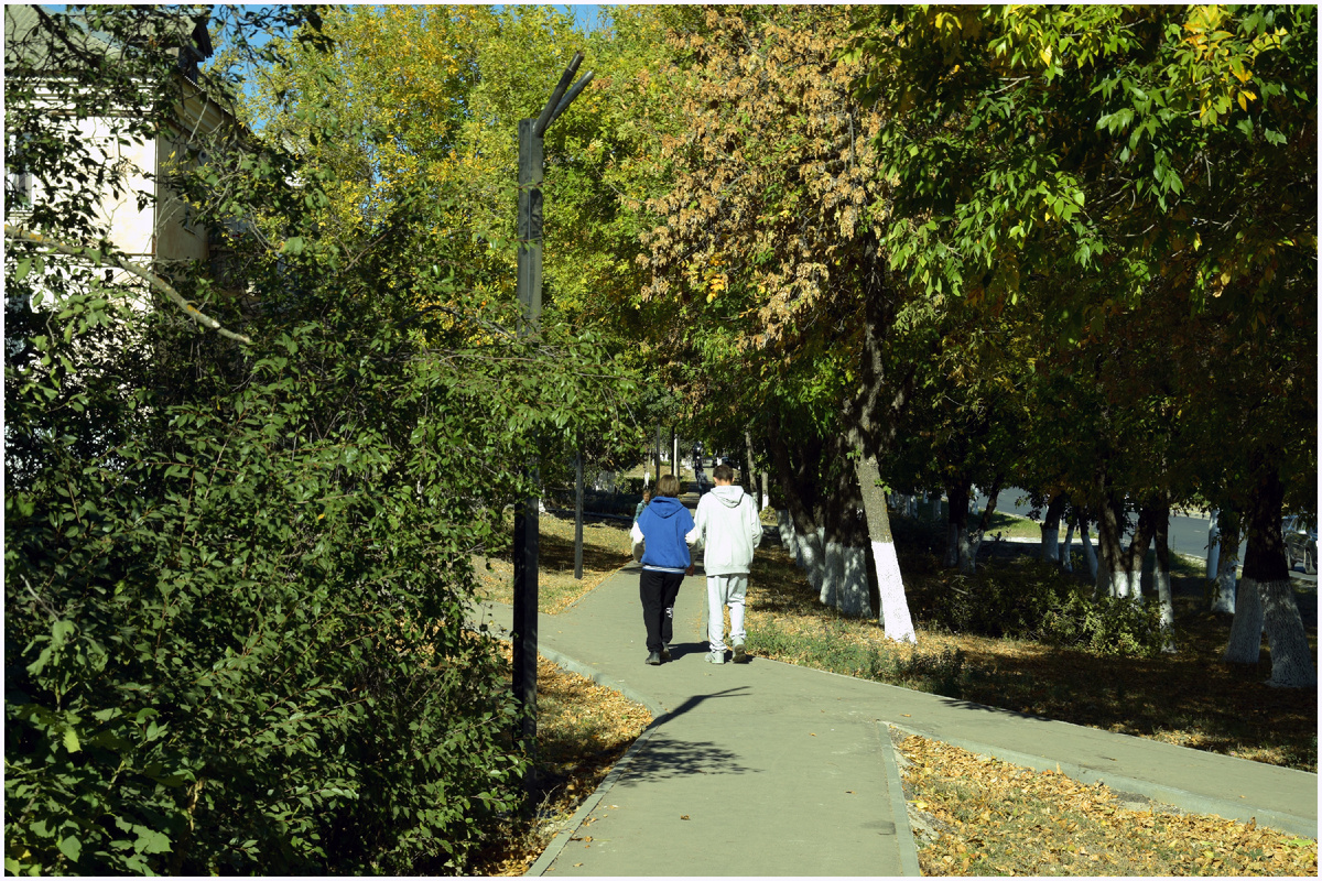 Проложены новые тротуары в городе Вольске вдоль улицы Комсомольской до микрорайона "Привольский"