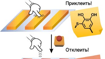Клей, отклеивающийся по команде!
