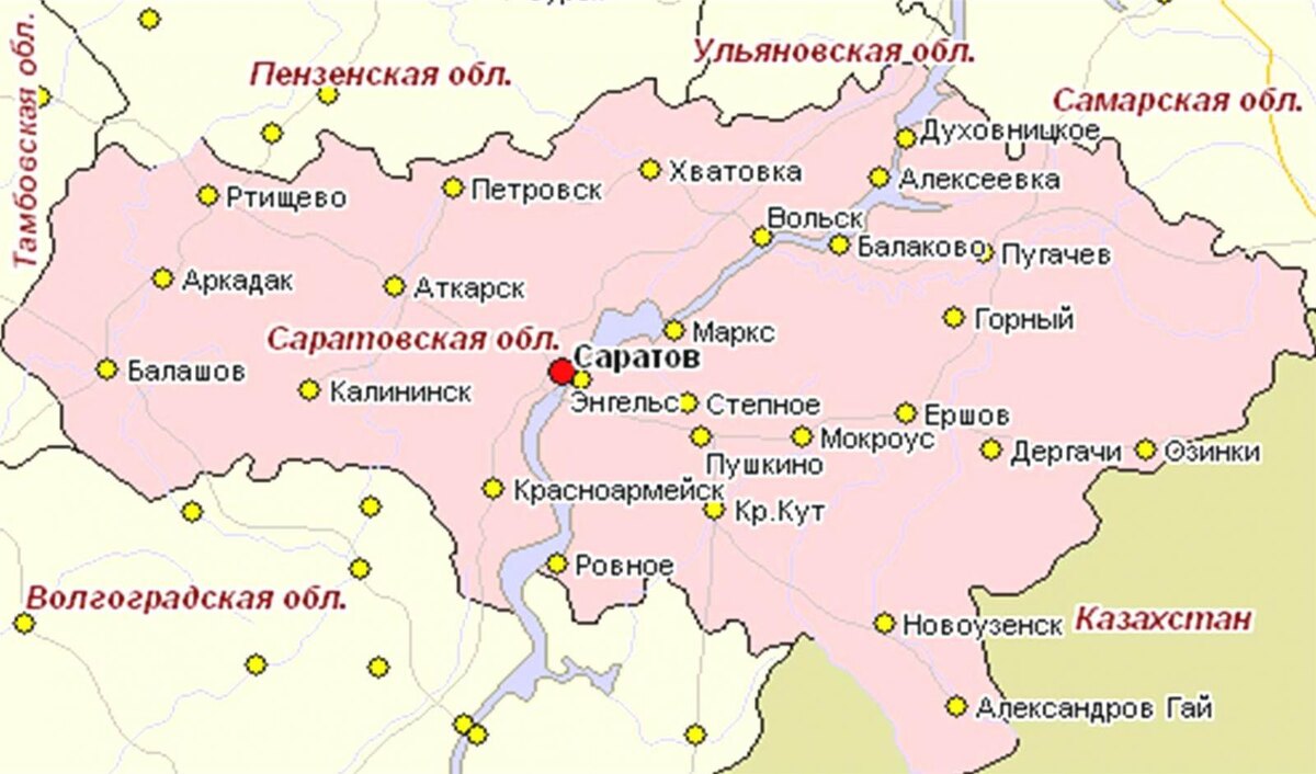 Балаково на карте.  фото: картинки яндекса.