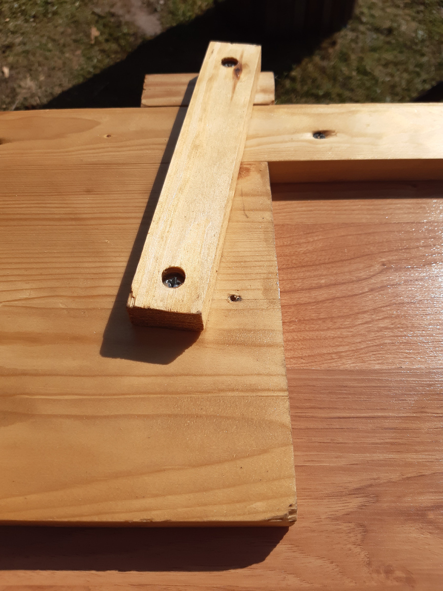 Упор с двумя рейками