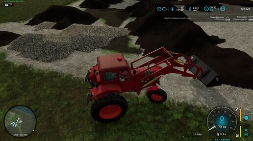 Farming Simulator 22. Русская Тайга. Рыбалка и подготовка участка к строительству.