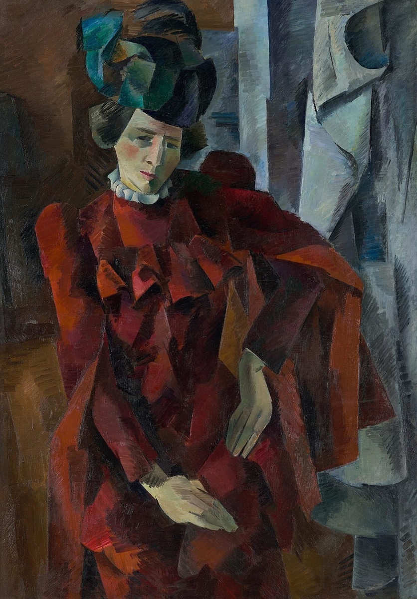 Дама в красном. 1918