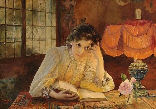 Пол Бартель. Читающая женщина