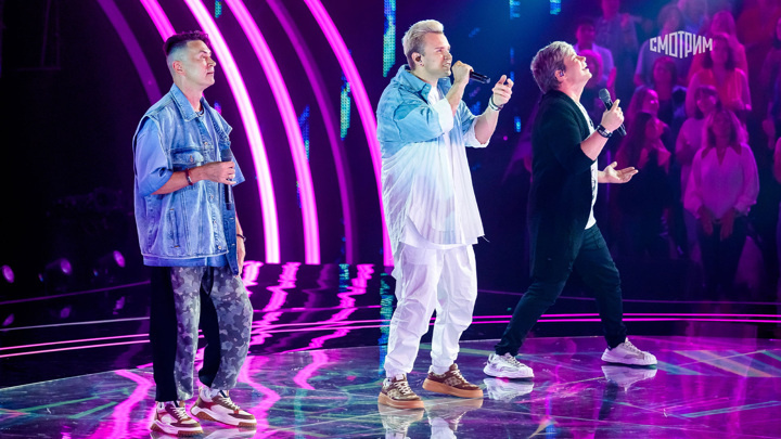 Группа "На-На". Владимир Политов, Михаил Игонин, Вячеслав Жеребкин