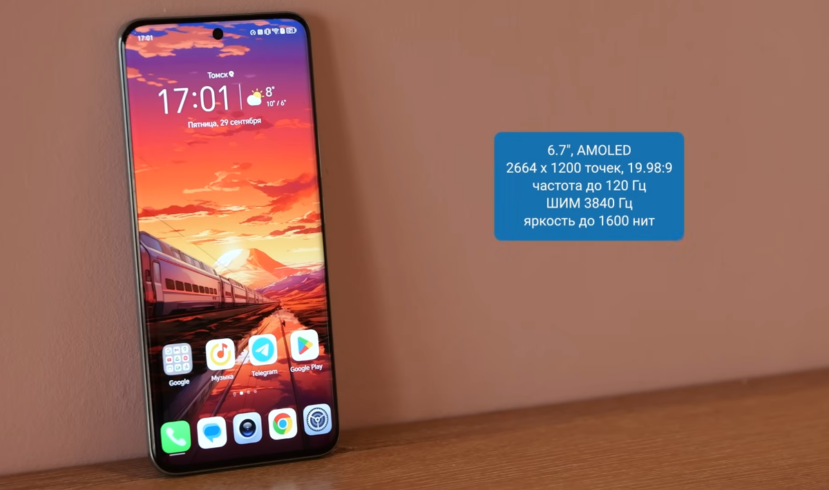 Тип экрана и характеристика смартфона Honor 90