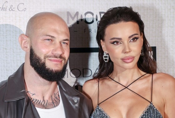    Джиган с женой Оксаной Самойловой