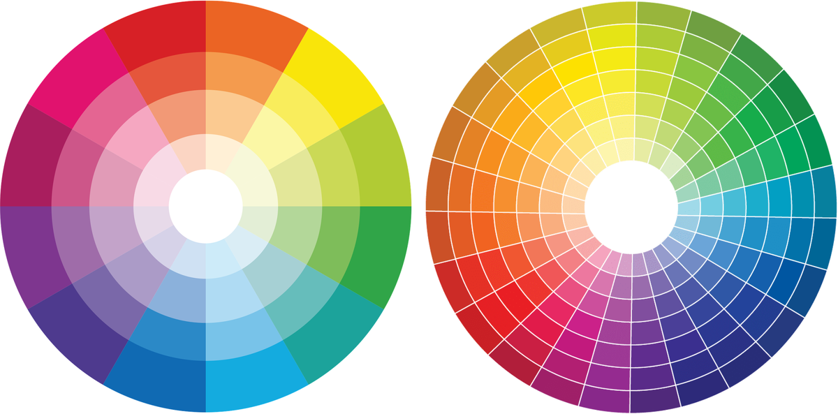 Есть разные виды круга облегченные и более подробные.