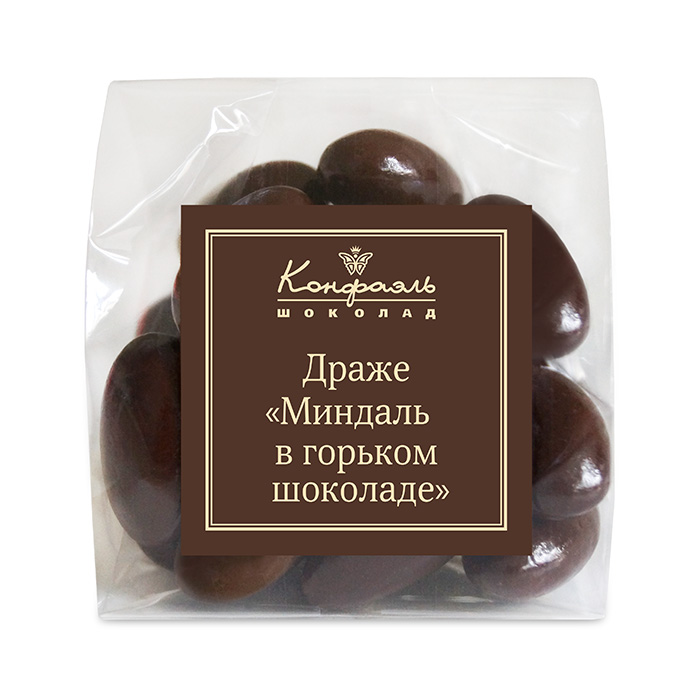 Миндаль в горьком шоколаде. Скидка 10% про промокоду ДЗЕН
