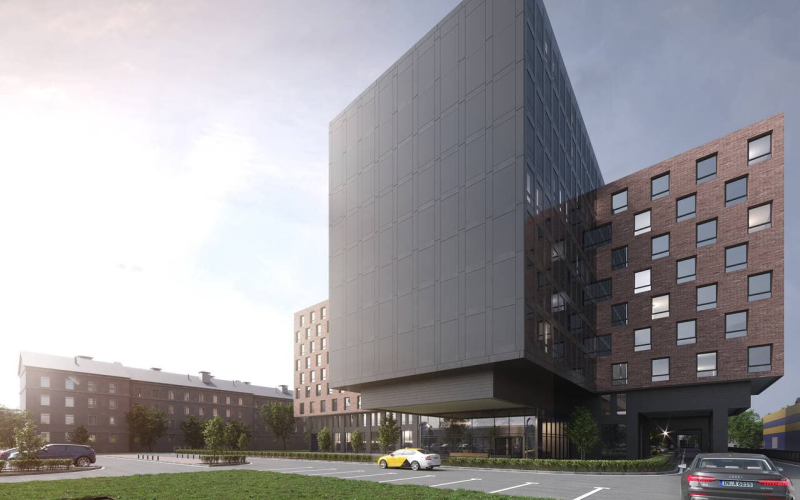 Визуализация апарт-отеля Well