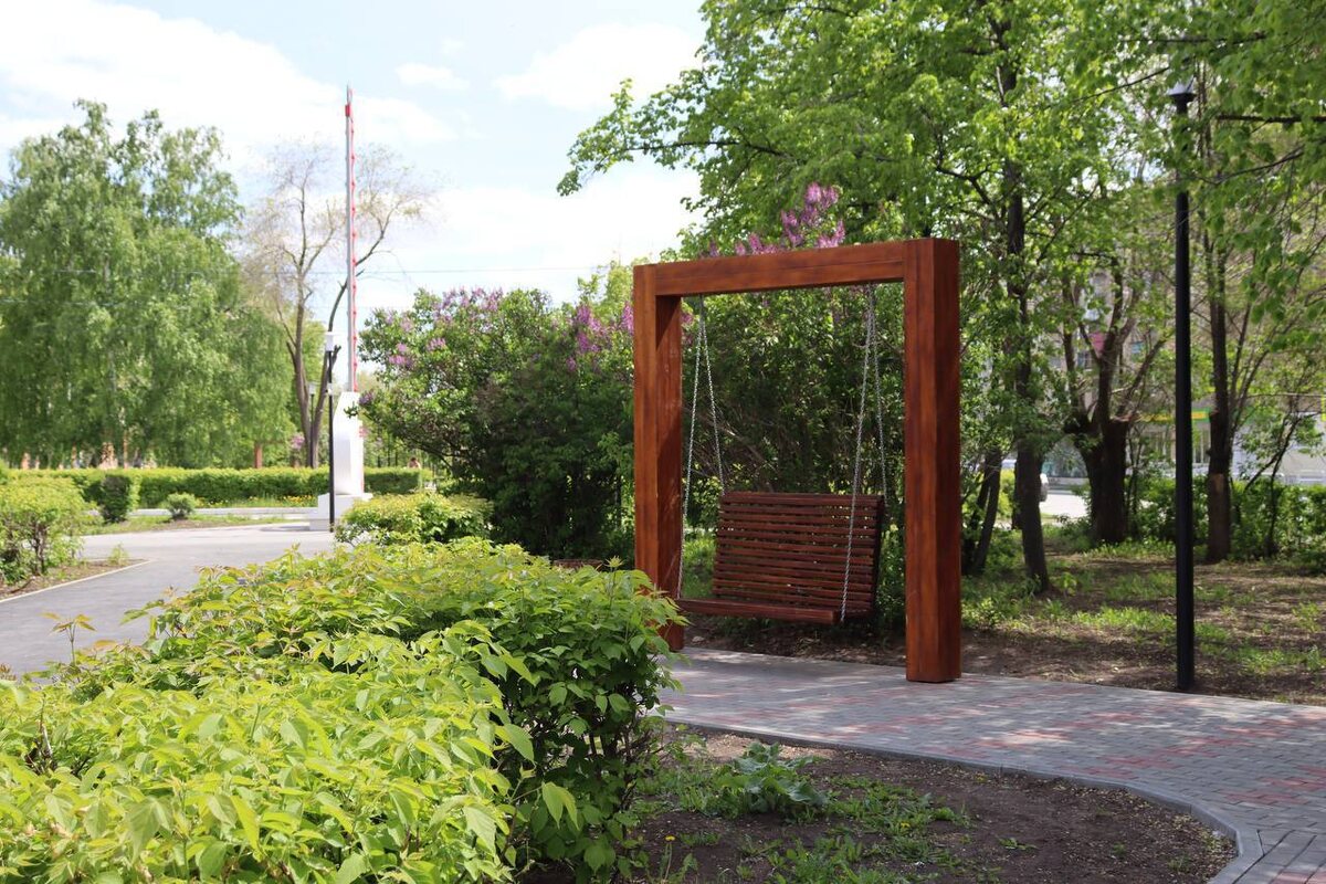    В Оренбургской области продолжается благоустройство территорий