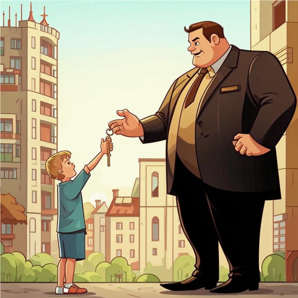 Ребенку надо оставить квартиру 