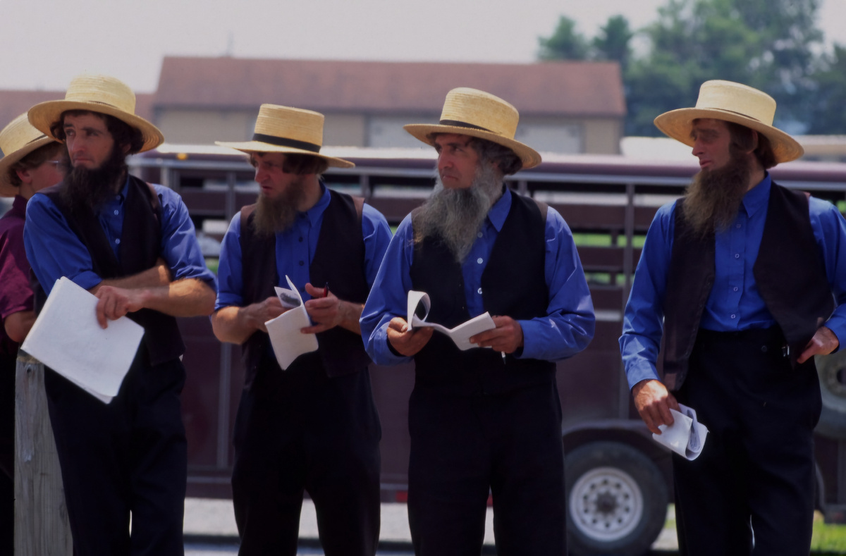 Традиционная одежда амишей.