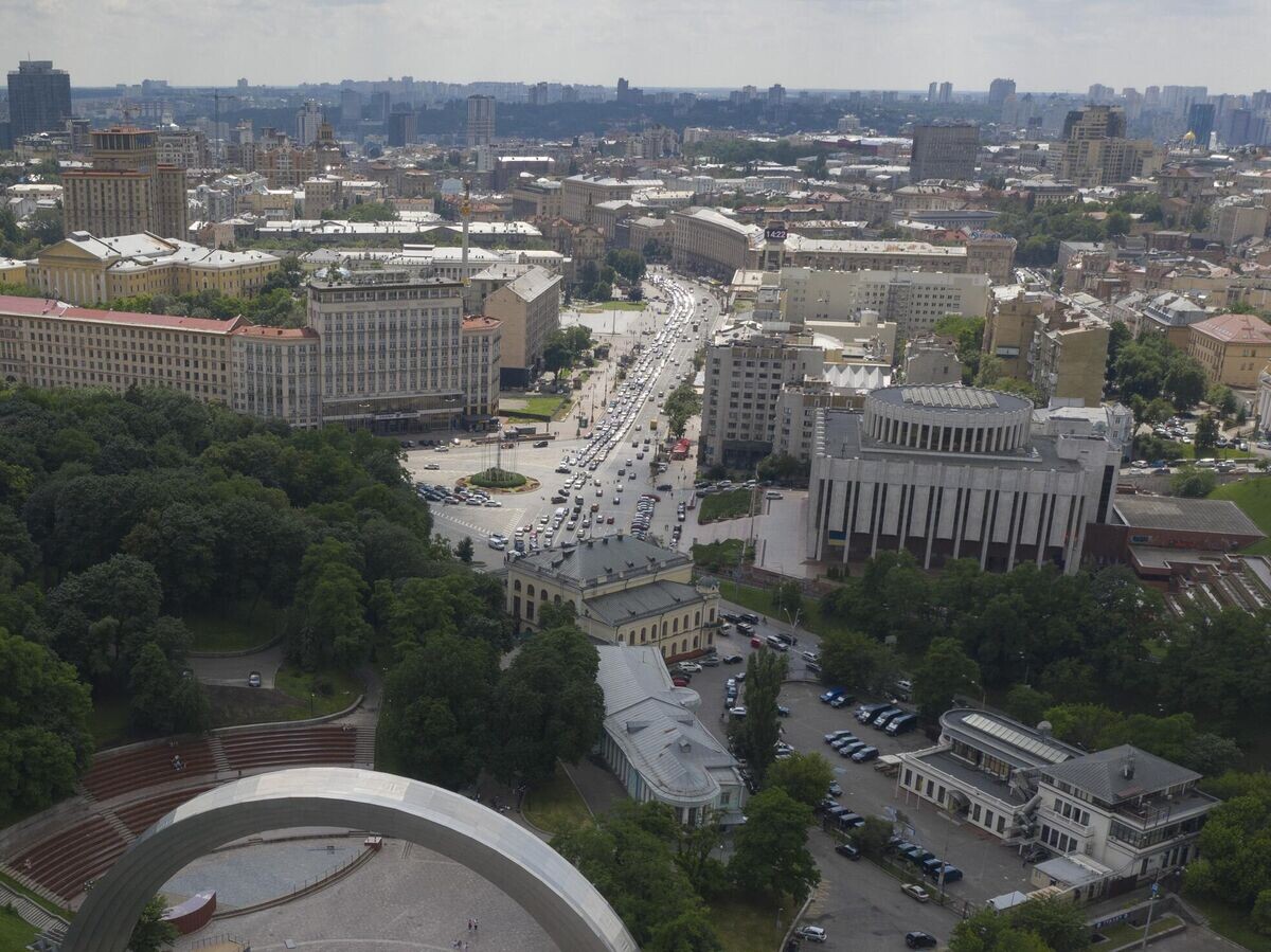    Вид на Киев© AP Photo / Efrem Lukatsky
