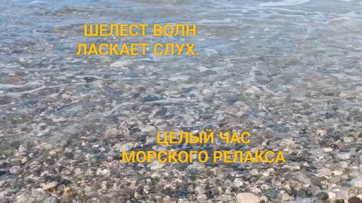 С ДНЁМ МОРЯ! ГДЕ МОРЕ, ТАМ СЛОВ НЕ НУЖНО! ШЕЛЕСТ ВОЛН ЛАСКАЕТ СЛУХ. ЦЕЛЫЙ ЧАС МОРСКОГО РЕЛАКСА