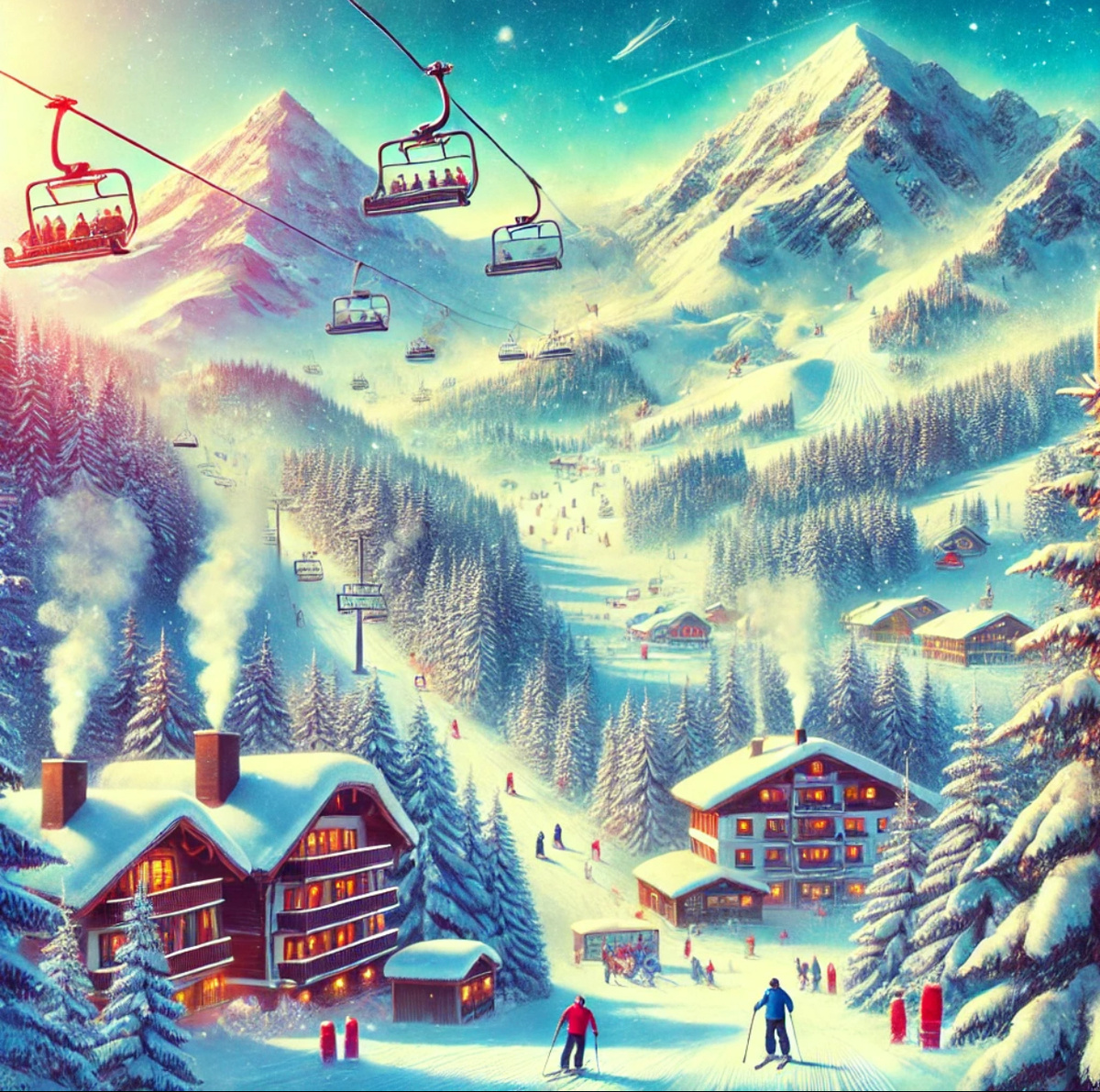 Идеальный горнолыжный курорт по моему мнению должен выглядеть так!