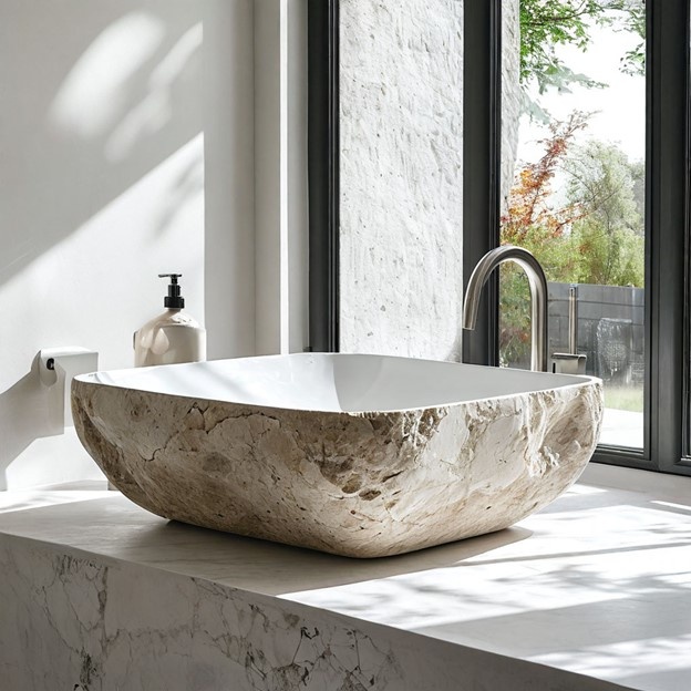 Раковина из мрамора