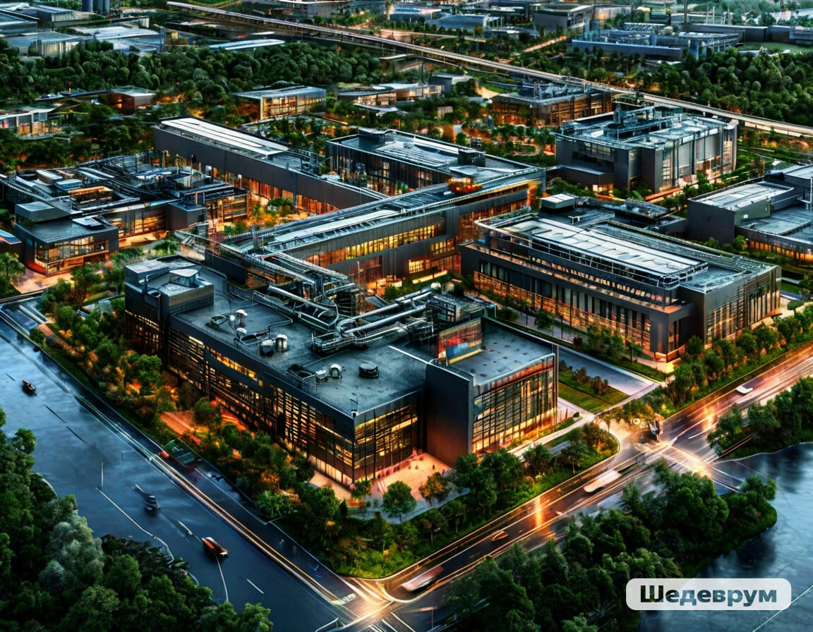 Рис. Предприятие в наше время. Коллаж