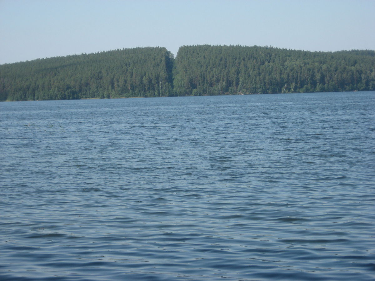 Ильменский заповедник на противоположном берегу Б.Теренкуля - моё фото